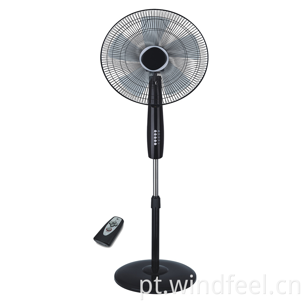 Ventilador de suporte incluso com controle remoto Ventilador elétrico de 16 polegadas